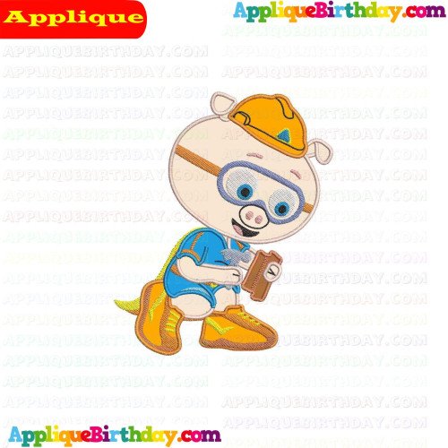 Alpha Pig Super Why 2 Applique Design