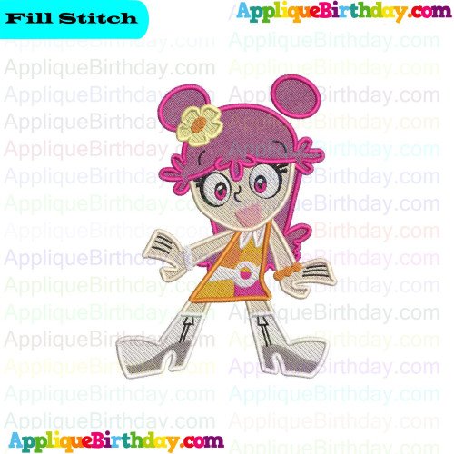 Ami Onuki 3 Hi Hi Puffy AmiYumi Fill Embroidery Design