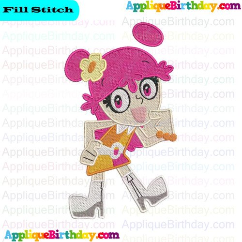 Ami Onuki 4 Hi Hi Puffy AmiYumi Fill Embroidery Design