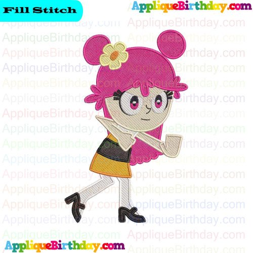 Ami Onuki 6 Hi Hi Puffy AmiYumi Fill Embroidery Design