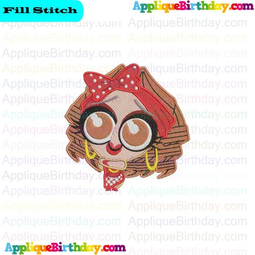 Arugala Drag Tots 2 Fill Embroidery Design