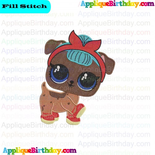 B.B Pup LOL Doll Surprise Fill Embroidery Design