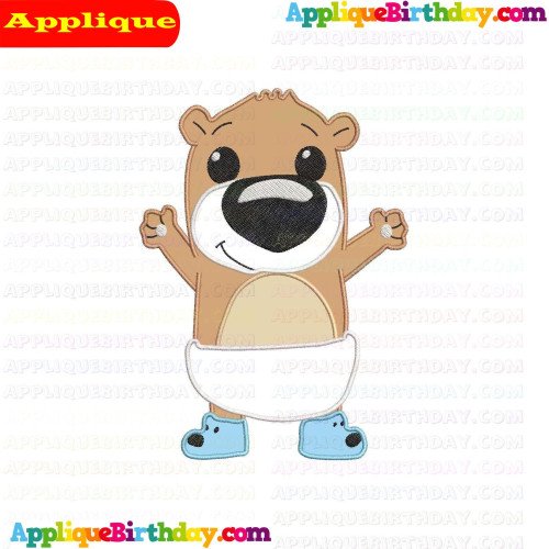 Baby Butter Otter PBJ Otter Applique Design