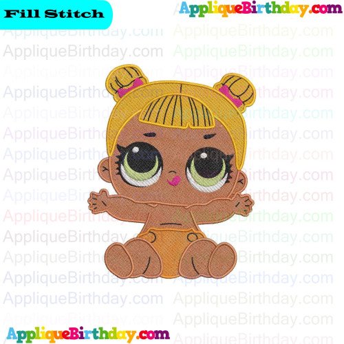 Baby Cat Lil Outrageous Littles Fill Embroidery Design