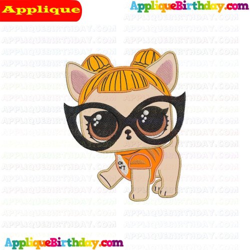 Baby Dog LOL Doll Surprise Applique Design