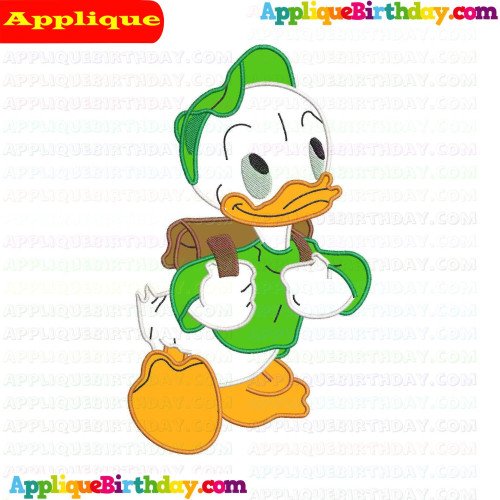 Baby Huey Ducktales Applique Design