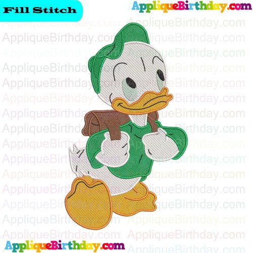 Baby Huey Ducktales Fill Embroidery Design