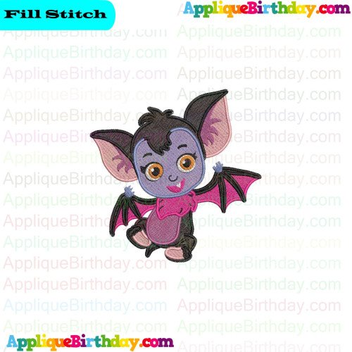 Baby Vampirina Hauntley 3 Fill Embroidery Design