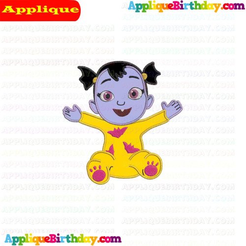 Baby Vampirina Hauntley Applique Design