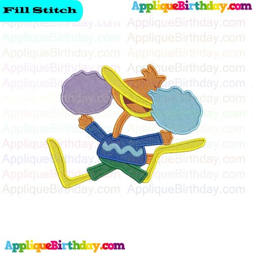 Ballet P. King Duckling Fill Embroidery Design