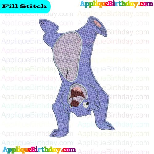 Baloo Upside Down Jungle Cubs Fill Embroidery Design