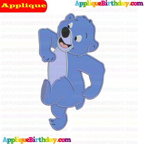 Baloo Walking Jungle Cubs Applique Design