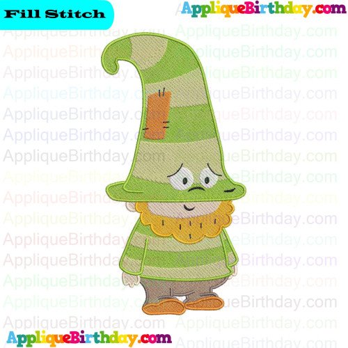 Bashful The Seven Dwarfs Fill Embroidery Design