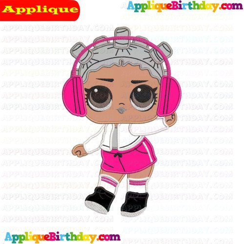 Beats LOL Doll Surprise Applique Design