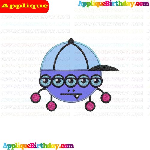 Billy Bob Happy Monster Band Applique Design