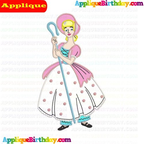 Bo Peep Toy Story Applique Design