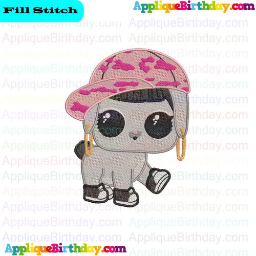Bunny Hun Lil Outrageous Littles Fill Embroidery Design