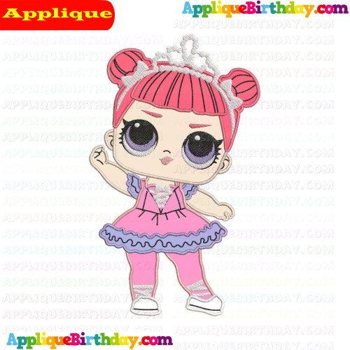 Center Stage LOL Doll Surprise Applique Design