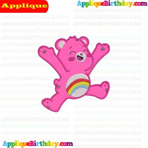Cheer Bear Care Bears Applique Design
