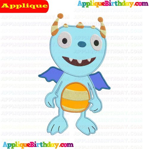 Cobby Hugglemonster Henry Hugglemonster Applique Design