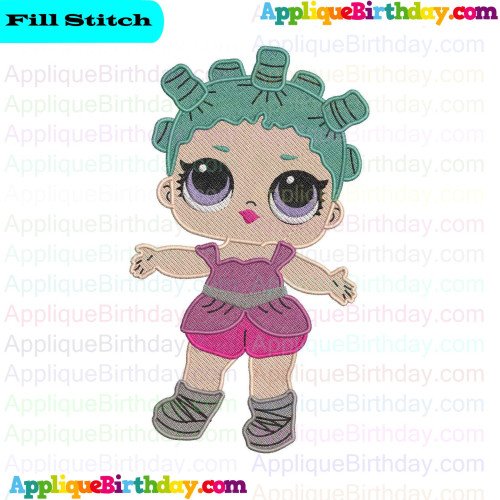 Cosmic Queen LOL Doll Surprise Fill Embroidery Design