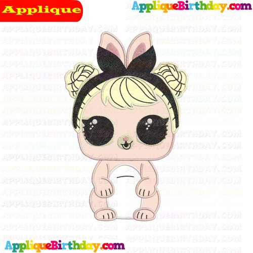 Cottontail Q Applique Design