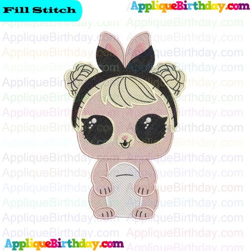 Cottontail Q.T LOL Doll Surprise Fill Embroidery Design
