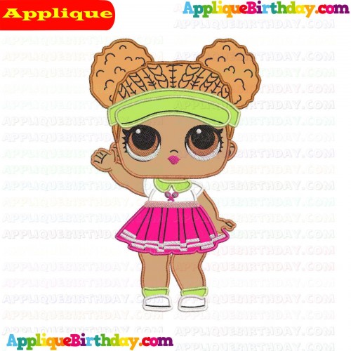 Court Champ LOL Doll Surprise Applique Design