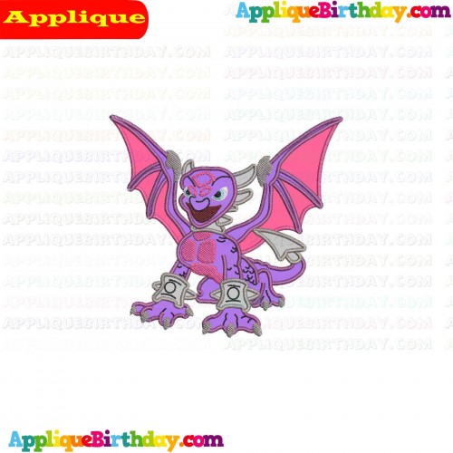 Cynder Skylanders Applique Design