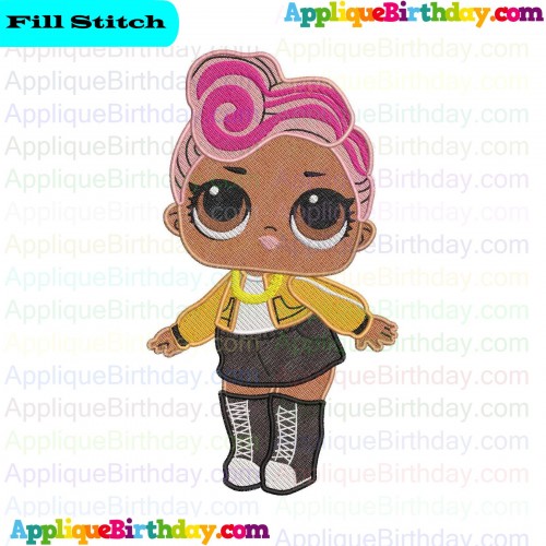 Spice LOL Doll Surprise Applique Design