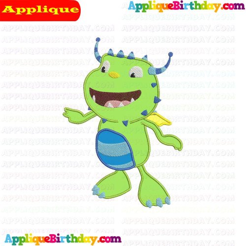 Daddo Henry Hugglemonster Applique Design