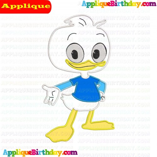 Dewey Ducktales Applique Design