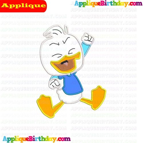 Dewey Ducktales Very happy Applique Design