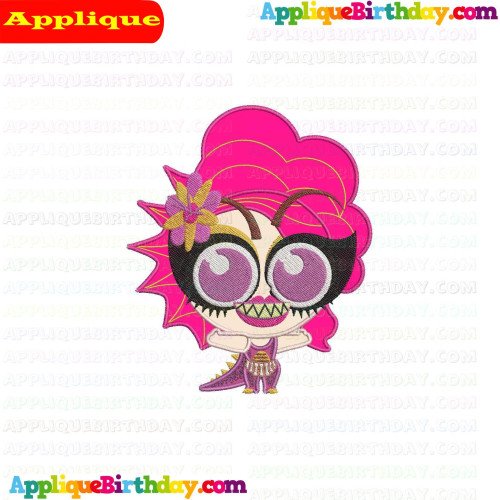 Dina Saur Drag Tots 2 Applique Design