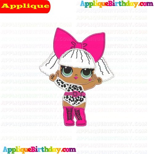 Diva LOL Doll Surprise Applique Design