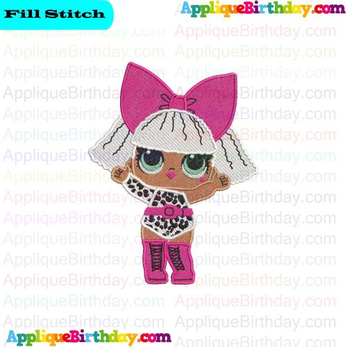 Diva LOL Doll Surprise Fill Embroidery Design
