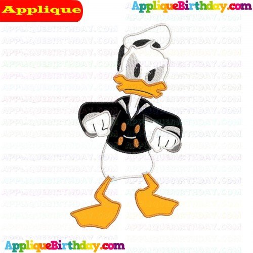 Donald Duck Ducktales Applique Design