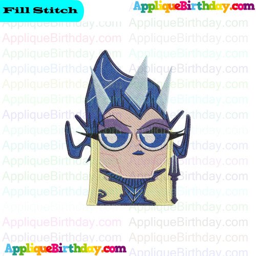 Donatella Mewhatodo Drag Tots Fill Embroidery Design