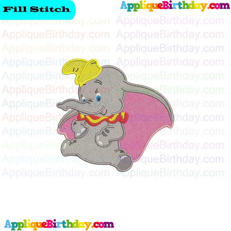 Dumbo Baby Elephant 4 Fill Embroidery Design,Kitchen Design Ideas Galley Style