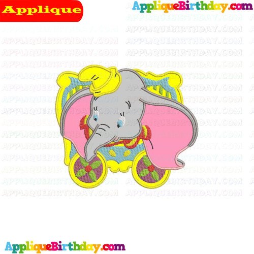 Dumbo at the Circus Applique Design
