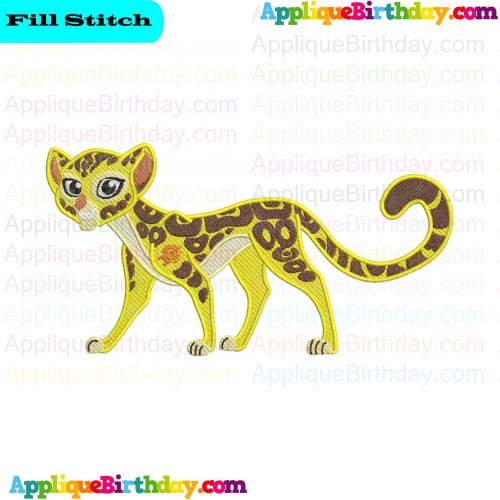 Fuli The Lion Guard 2 Fill Embroidery Design