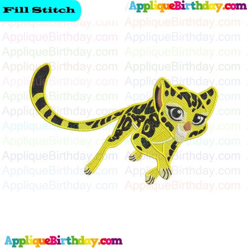 Fuli The Lion Guard 3 Fill Embroidery Design