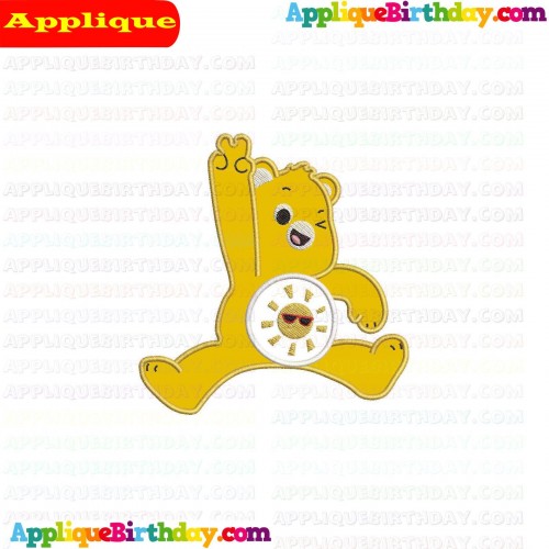 Funshine Bear Care Bears Applique Design