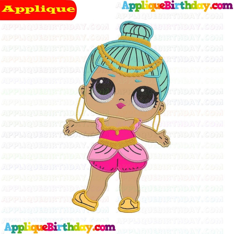 Genie LOL Doll Surprise Applique Design