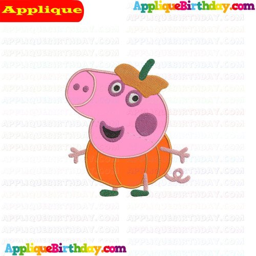 George Pig Peppa Pig Applique Design