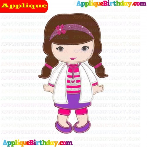 Girl Doctor Doc McStuffins Applique Design