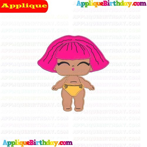 Glitter Queen Lil Outrageous Littles Applique Design