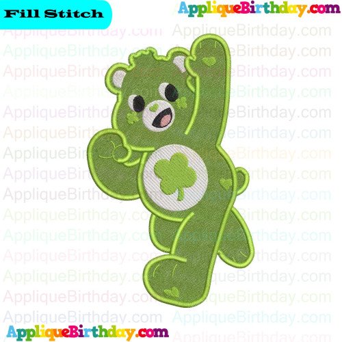 Good Luck Bear Care Bears Unlock the Magic Fill Embroidery Design
