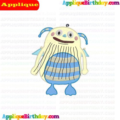 Grando Henry Hugglemonster Applique Design