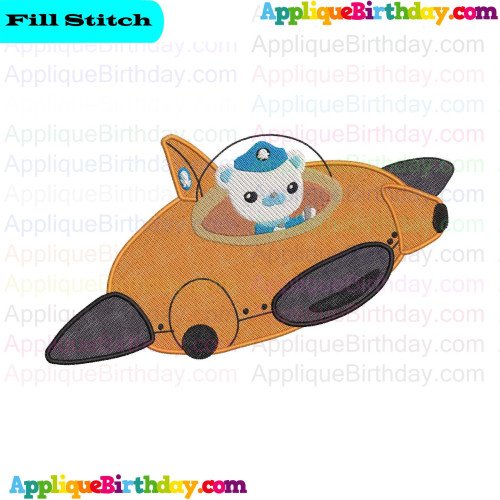 Gup D The Octonauts Fill Embroidery Design